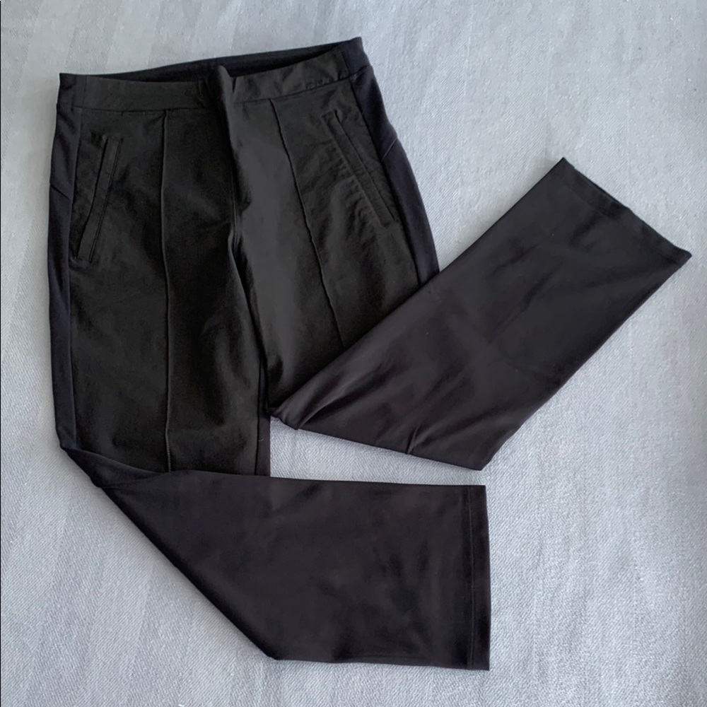 Athleta Dark Navy Track Pants Sleek Tailored Design
